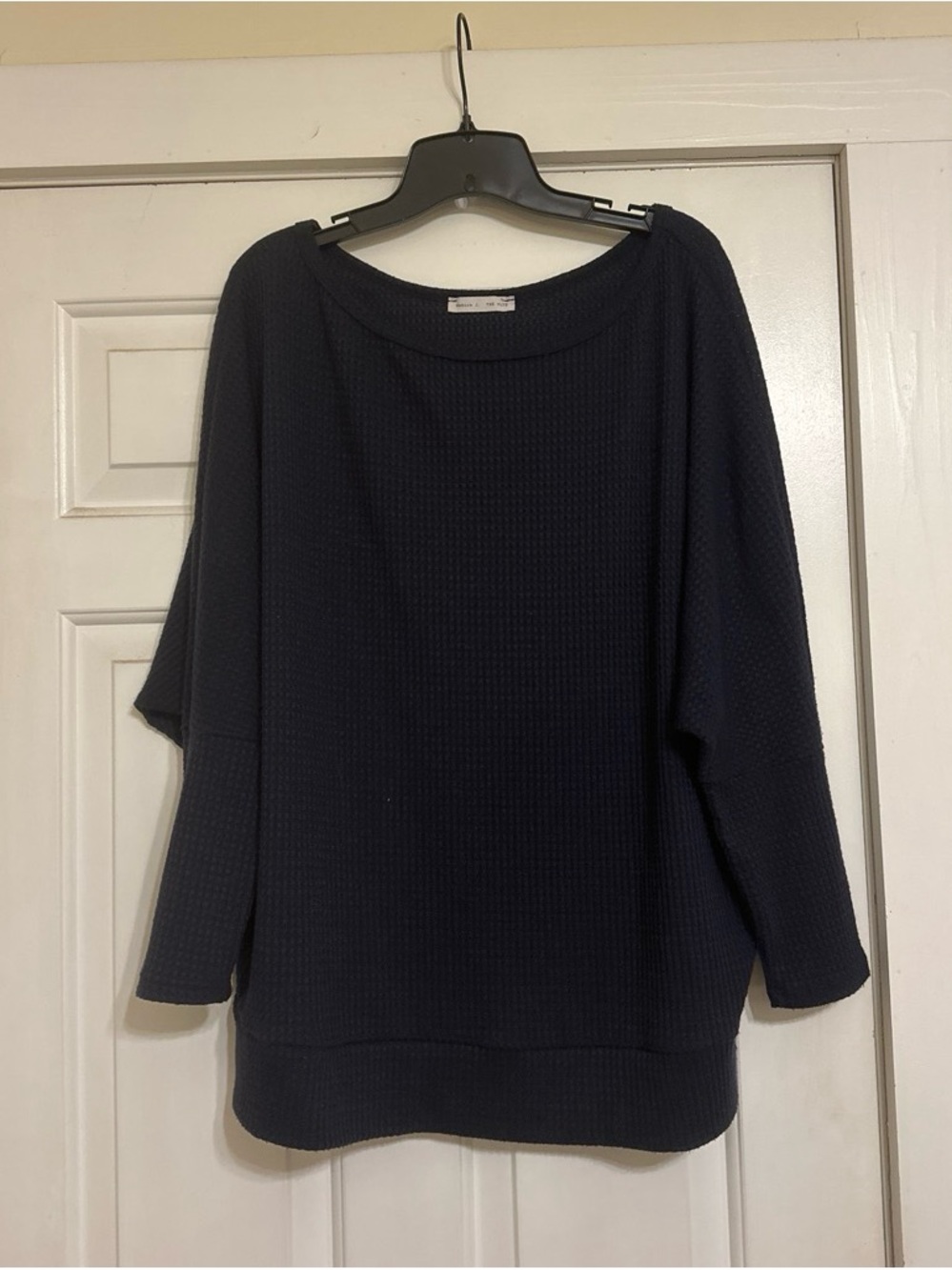 Women’s Loose Fitting Waffle Texture Top